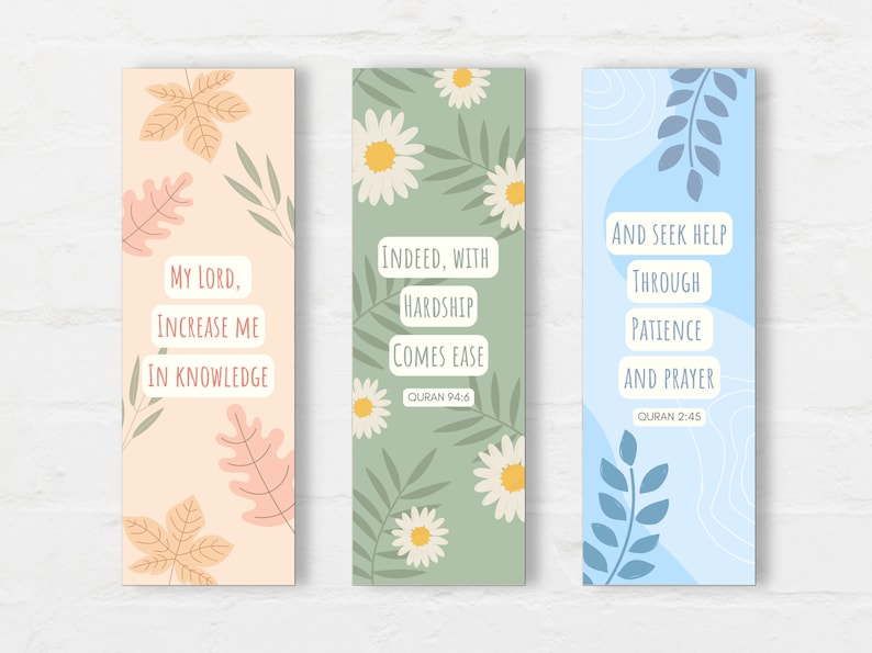 Islamic Bookmarks Printable Islamic Gift Printable - Etsy