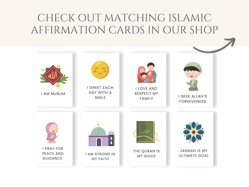 This Custom Islamic Affirmations for Kids printable Islamic  wall art is a wonderful addition to any muslim childs bedroom or playroom.