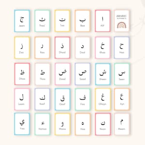 Teach your kids Arabic language with these Arabic printable flashcards, designed to make learning fun and easy. Simply print them out, cut them up, and start learning!
