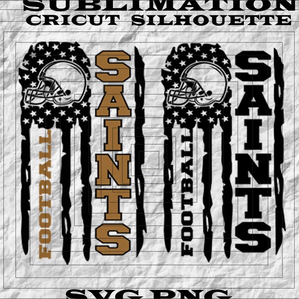 Saints Football Svg