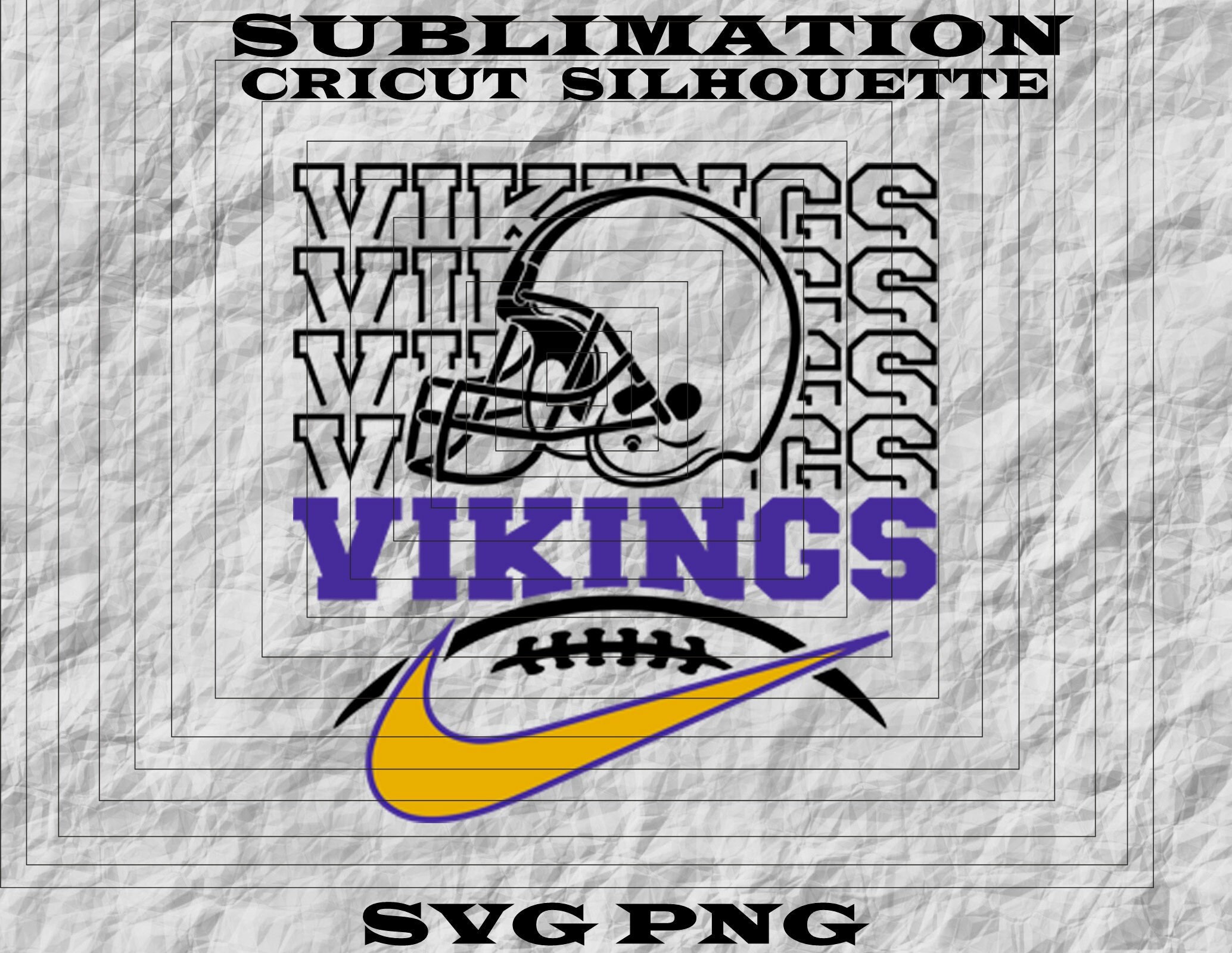 Vikings Football Svg Etsy