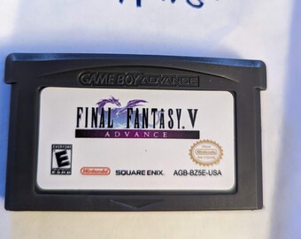 Final Fantasy V Advance (Nintendo Game Boy Advance, 2006) Game Cartridge Only, Classic FF5 Retro GBA Square Enix Role Playing RPG Snes