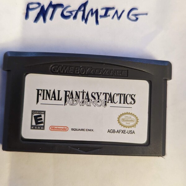 Final Fantasy Tactics Advance (Nintendo Game Boy Advance, 2003) Game Cartridge Only, Retro GBA Classic Square Enix Tactical Strategy RPG