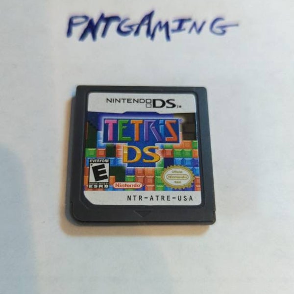 Tetris D.S. (Nintendo DS, 2006) GAME ONLY, U.S.A. Version, Tested & Working Video Game Cartridge, Classic Puzzle Strategy Game