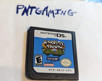 Harvest Moon: Island of Happiness (Nintendo DS, 2007)  Game Cartridge Only, Classic Retro Vintage RPG Role Playing Farming Game