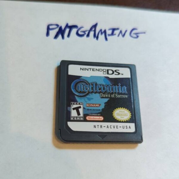 Castlevania: Dawn of Sorrow (Nintendo DS, 2005) GAME ONLY, U.S.A. Version, Tested & Working Retro Video Game Cartridge Only