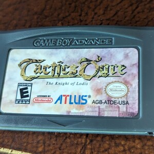 Tactics Ogre: The Knight Of Lodis (Nintendo Game Boy Advance, 2001) Game Only, Classic Retro Tactical Turn Based Role Playing RPG Video Game