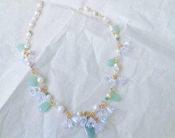 Lily of the Valley Necklace: Fairycore Cottagecore Floral Jewelry