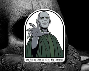 Voldemort Sticker | He Who Must Not Be Named | Cursed Child Broadway themed Sticker