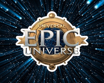 Epic Universe Sticker | Universal Orlando Epic Universe | Celestial Theme Park