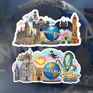 Universal Orlando Parks Sticker | Family Trip 2026 | Welcome to the Parks! | For Theme Park Lovers