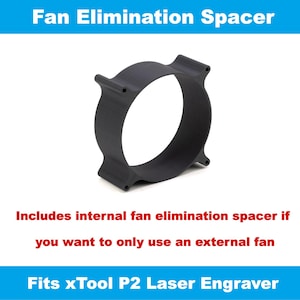 Shows the fan delete spacer, which installation is optional.