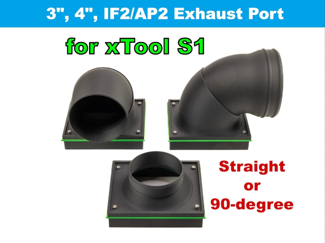 S1 Exhaust Port for Xtool S1 Laser Engraver (non-magnetic Version