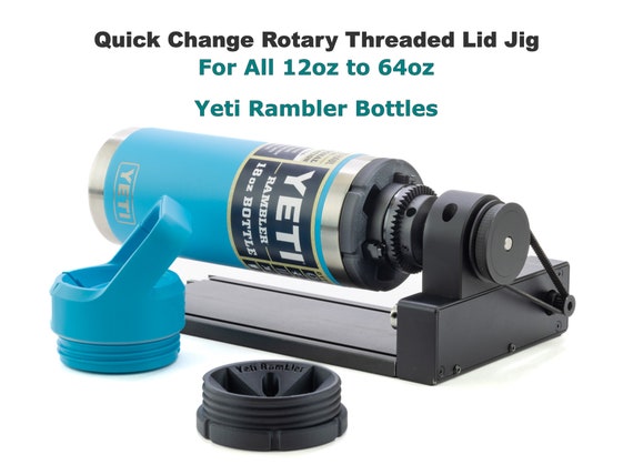 Yeti Ramblerボトル用ねじ式蓋治具;クイックチェンジ;レーザー