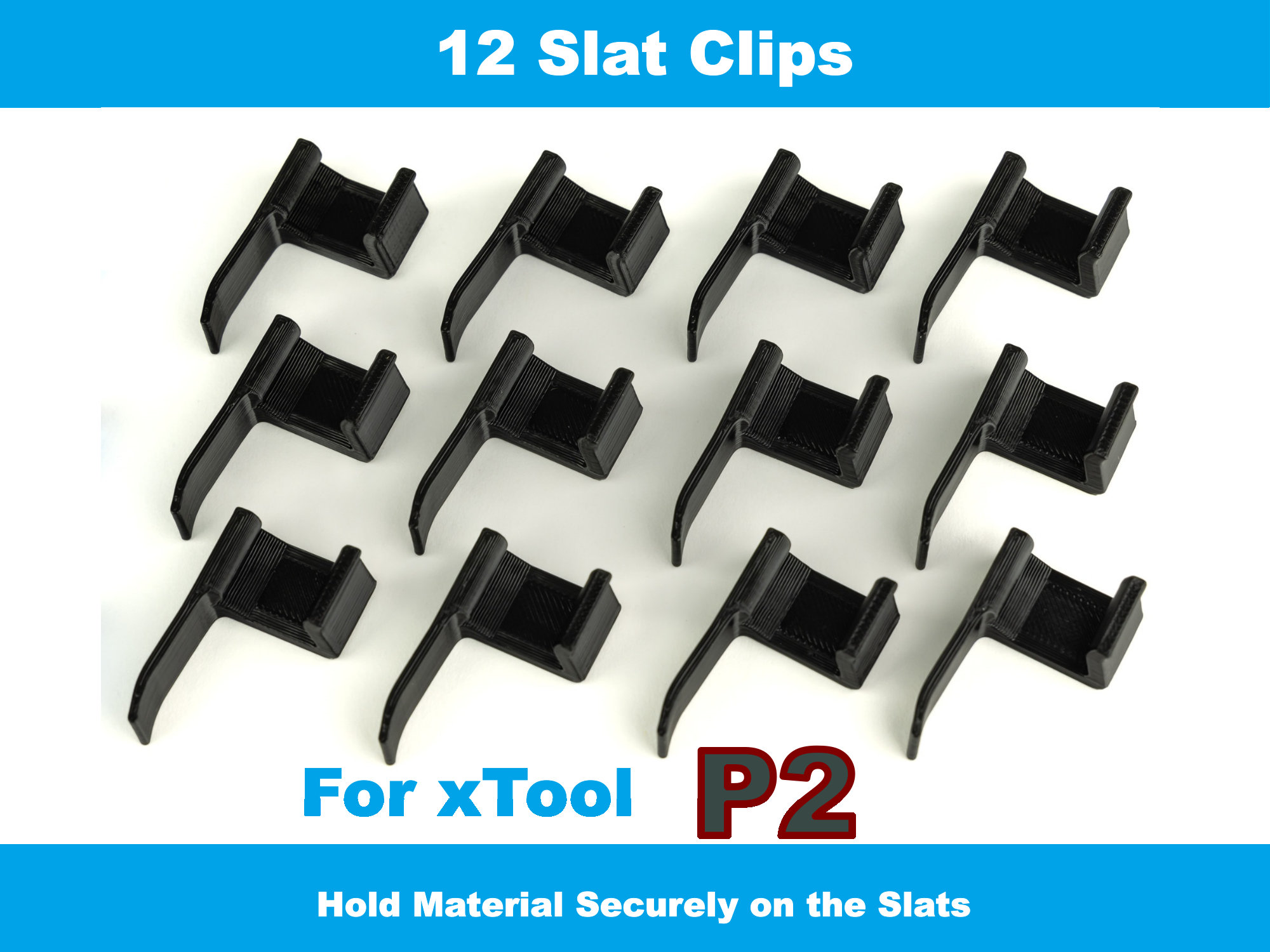 P2/P2S/P3 Slat Clips and Material Locators for Xtool P2/P2S/P3 Laser ...