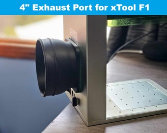 F1/F2 4-inch Exhaust Port for xTool F1/F2 Laser Engraver; Non-Magnetic Version
