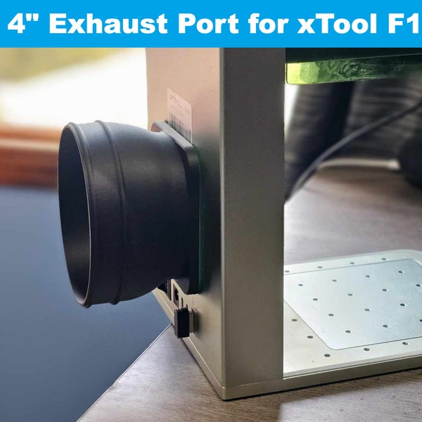 F1 4-inch Exhaust Port for xTool F1 Laser Engraver; Non-Magnetic Version