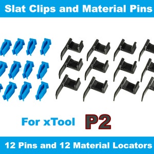 Clip per listelli e localizzatori di materiale per incisore laser xTool P2