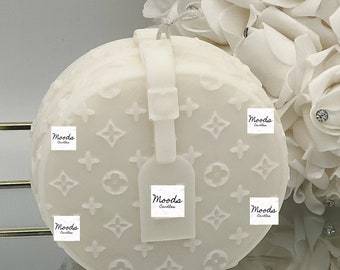 luxury designer homemade handbag purse candle