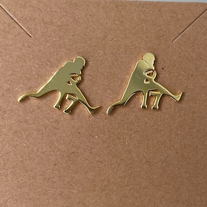 Josh Allen Earrings | Buffalo Bills Earrings | Sterling Silver
