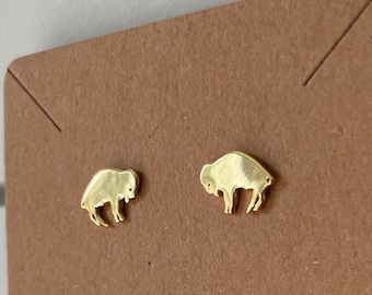 Mini Bison Earrings | Buffalo Earrings | Mini Buffalo Earrings