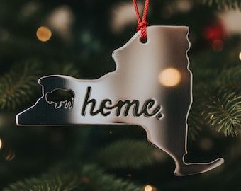 Buffalo New York Ornament | Stainless Steel