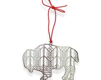 Buffalo Ornament | Stainless Steel