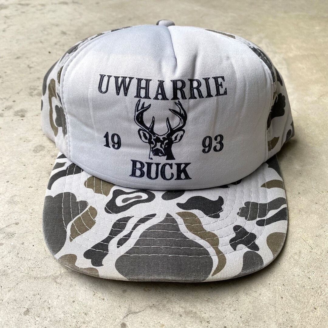 Vintage Duck Camo Trucker Hat 90s Deer Buck Hunting Etsy