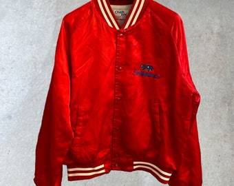 Vintage 90’s Chalk Line Satin Bomber Jacket Men’s Size XL Studebaker’s Atlanta Georgia