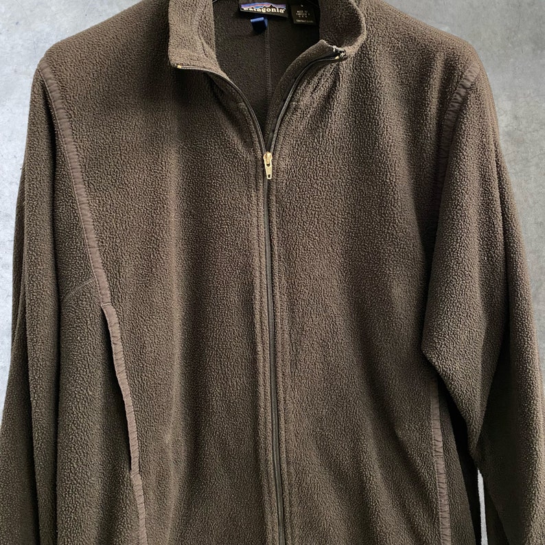 Vintage Patagonia Full Zip Fleece Jacket Mens Size Large 90s USA Etsy