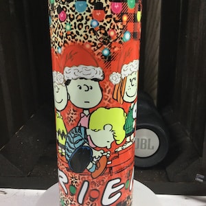 Snoopy Peanuts Christmas tumbler