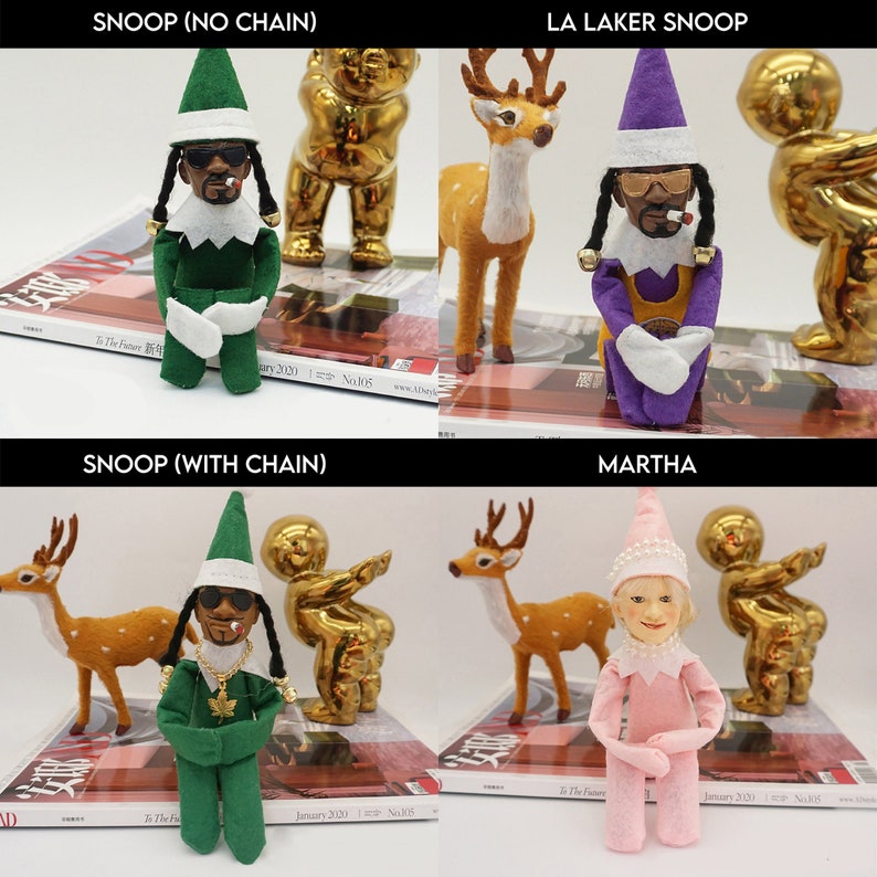 Snoop on a Stoop Snoop on the Stoop Snoop Elf Martha Elf Etsy