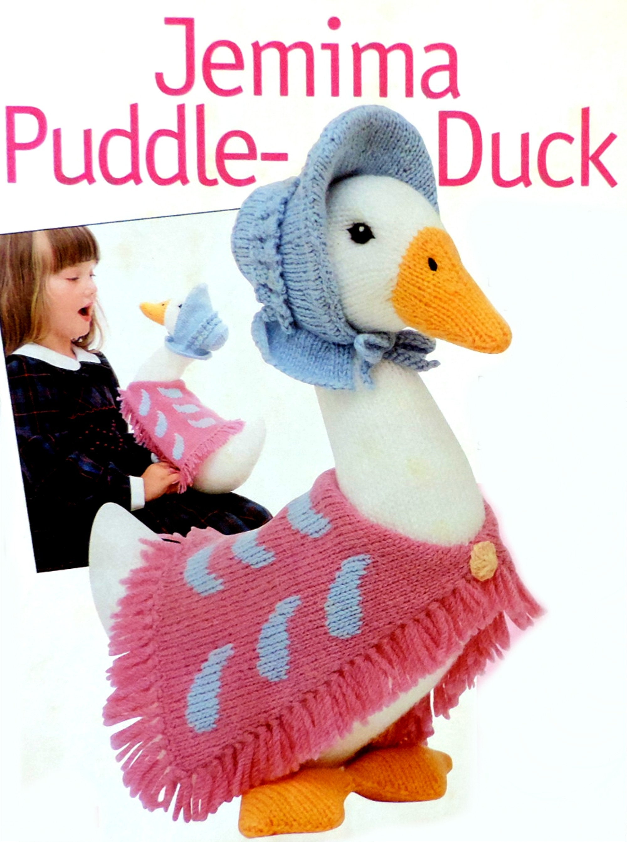 ALAN DART Knitting Pattern Vintage Jemima Puddle Duck Beatrix Etsy UK