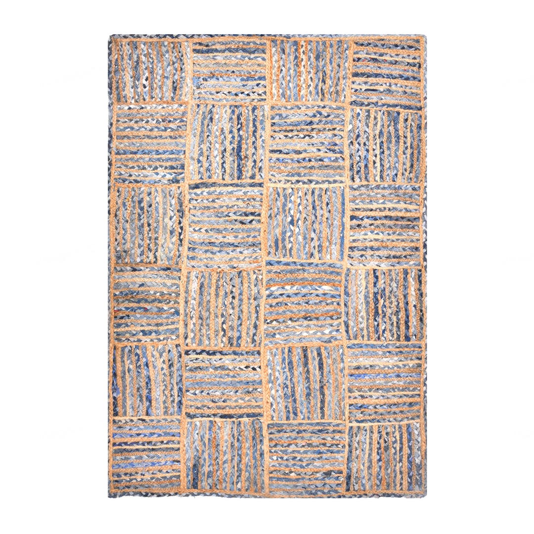 Colorful Denim Rug Soft Denim Rug for Living Room/dining Room, Bohemian Denim Runner for ...