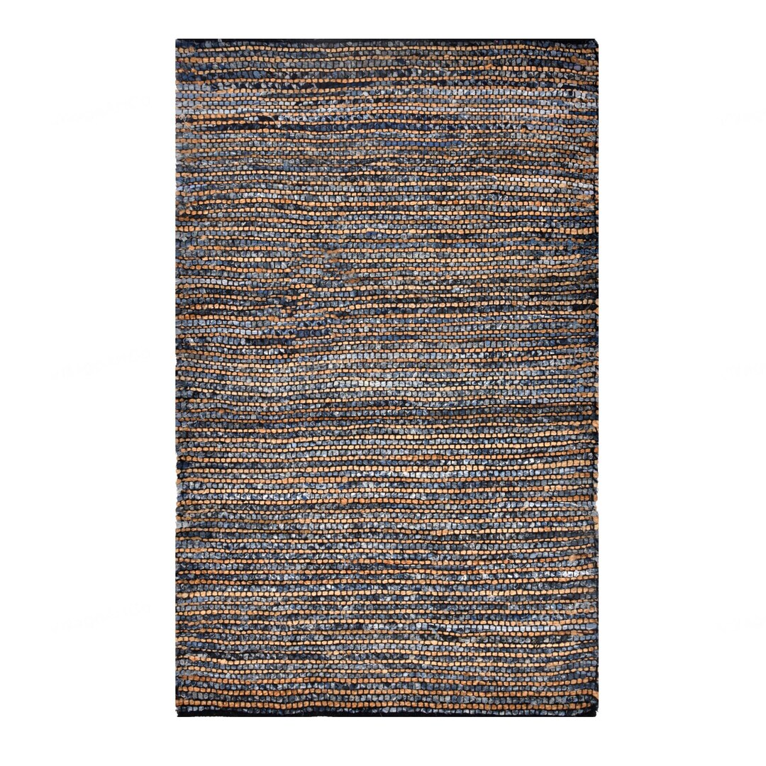 Denim Wool Rug Hand Knotted Rug, Denim Runner Rug, Loomed Denim Carpet for Living ...