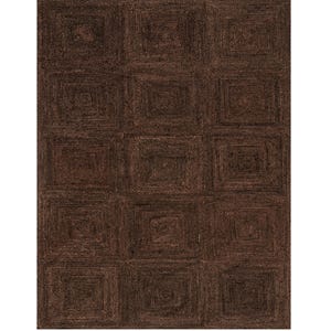 Brown Jute Rug for Living Room/Dining Room, Brown Runner for Hallway/Entryway/Kitchen, Braided Jute Rug, Handwoven Jute Runner, Hemp Doormat