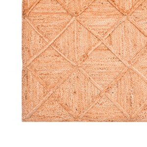Jute Area Rug 8X10, Box Pattern Rug, Seagrass Carpet Runner, Natural Jute Rug, Braided Rug Runner, Jute Hallway Runner, Interior Decor Rug