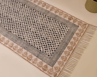 Washable Non Slip Kitchen Runner, Home Washable Rug for Hallway/Entryway, Cotton Area Rug for Living Room/Dining Room, Washable Cotton Rug