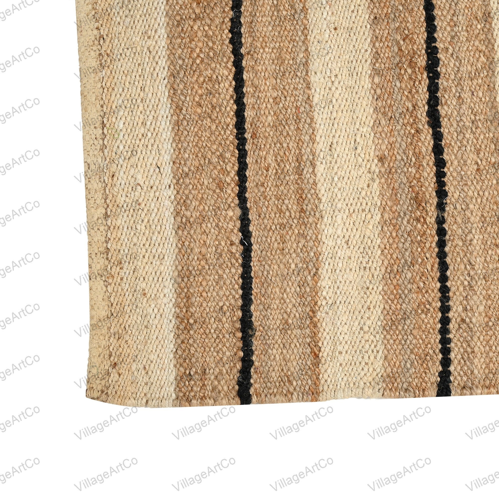 Hemp Jute Farmhouse Kitchen Runner 3 X 16 Feet, Bohemian Jute Hallway