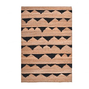 Hemp Jute Rug for Living Area/Dining Space, Triangle Pattern Rug, Seagrass Jute Runner for Hallway/Kitchen/Stairs, Braided Bath Runner