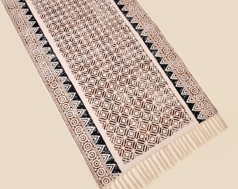 Washable Cotton Rug for Hall/Entryway/Kitchen, Home Washable Rug, Non Slip Bath Rug, Washable Picnic Mat, Interior Decor Rug, Kitchen Runner