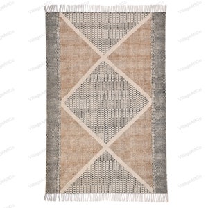 Washable Cotton Rug, Washable Carpet, Machine Washable Rug, Cotton Kilim Rug, Cotton Rug 8X10, custom Size Rug, Organic Cotton Rug