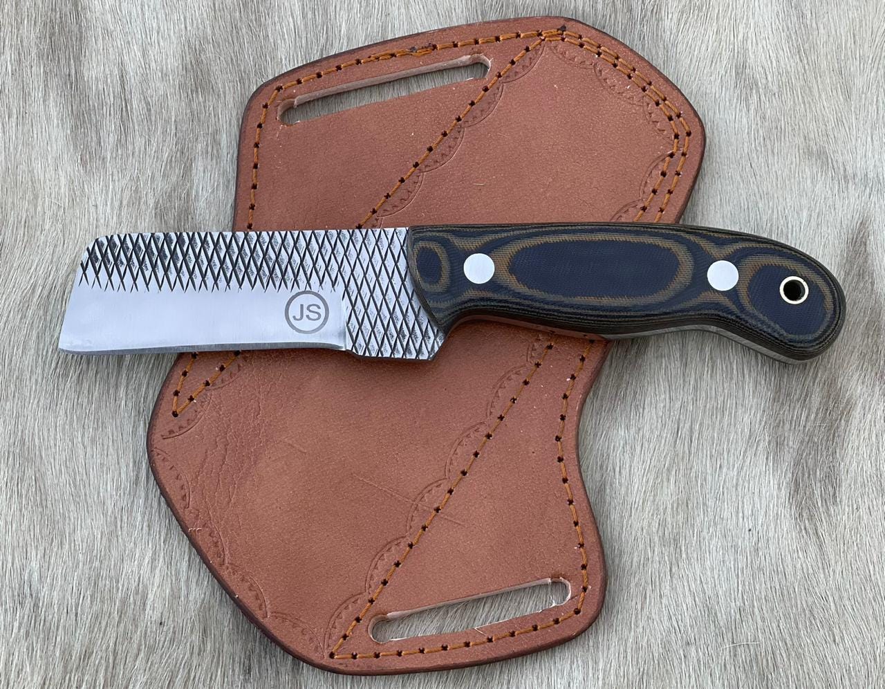 Handmade Rasp Steel 6 Inches Bull Cutter Knife With Leather Sheath - Etsy