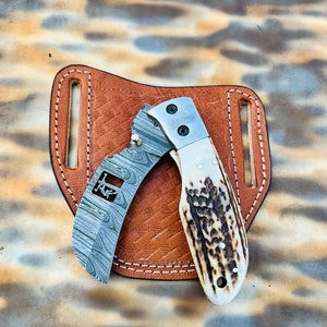 handmade Hawkbill poctek  knife damascus  knife, gift for men , EASTER gift , gift for her , gift for him, gift for husband, birthday gift,