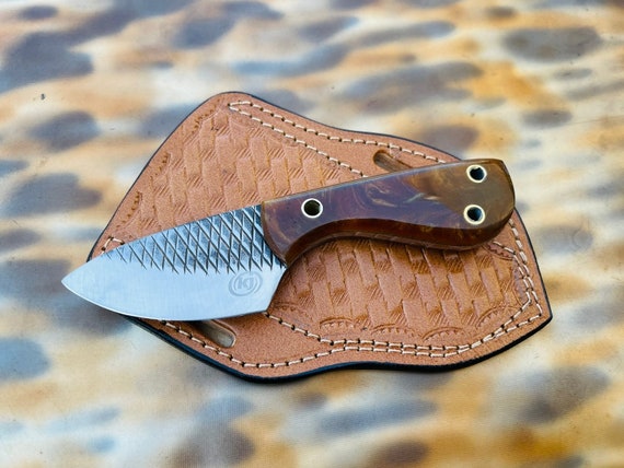 handmade cowboy skinner knife rasp knife, gift for men , EASTER gift , gift for her , gift for him, gift for husband, birthday gift,