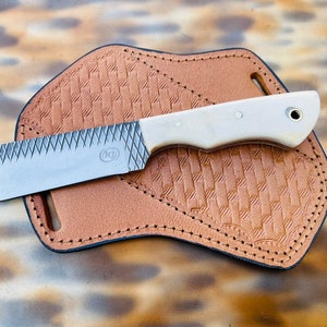 custom handmade rasp steel cowboy bull cutter knife