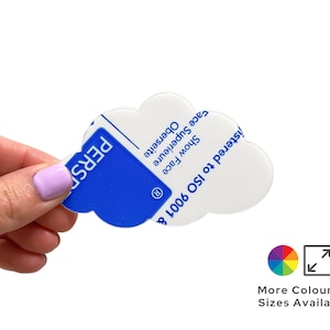 Cloud Shape Craft Blank, 3mm Acrylic Cutout Blanks, Baby Shower Craft Supplies, Available In Multiple Colours & Sizes