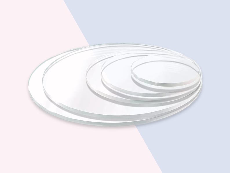 Blank Acrylic Circle Clear Acrylic Discs Round Craft Blanks Craft