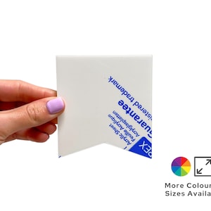 Bunting Shape Craft Blank, 3mm Acrylic Cutout Blanks, Baby Shower Craft Supplies, Available In Multiple Colours & Sizes