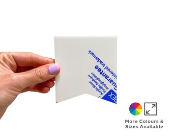 Bunting Shape Craft Blank, 3mm Acrylic Cutout Blanks, Baby Shower Craft Supplies, Available In Multiple Colours & Sizes